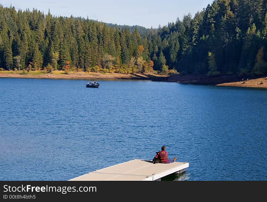 Lake in the mountains