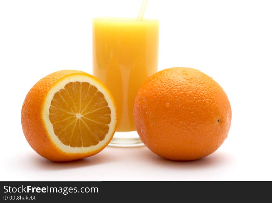 Orange and orange juice