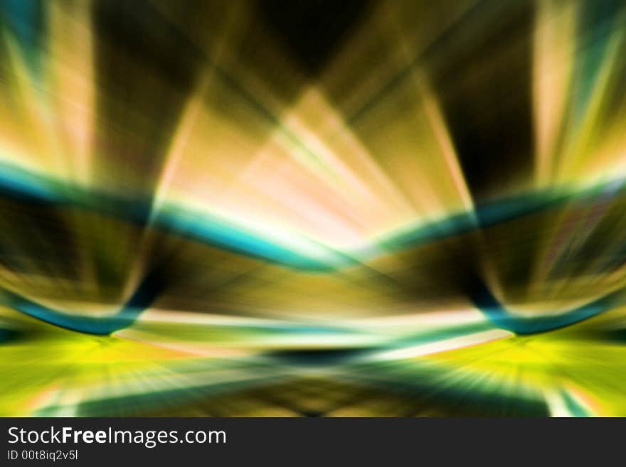 Abstract composition with flowing design. Abstract composition with flowing design