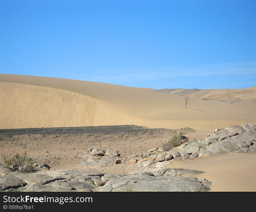 Namibi - landscape sand dunes