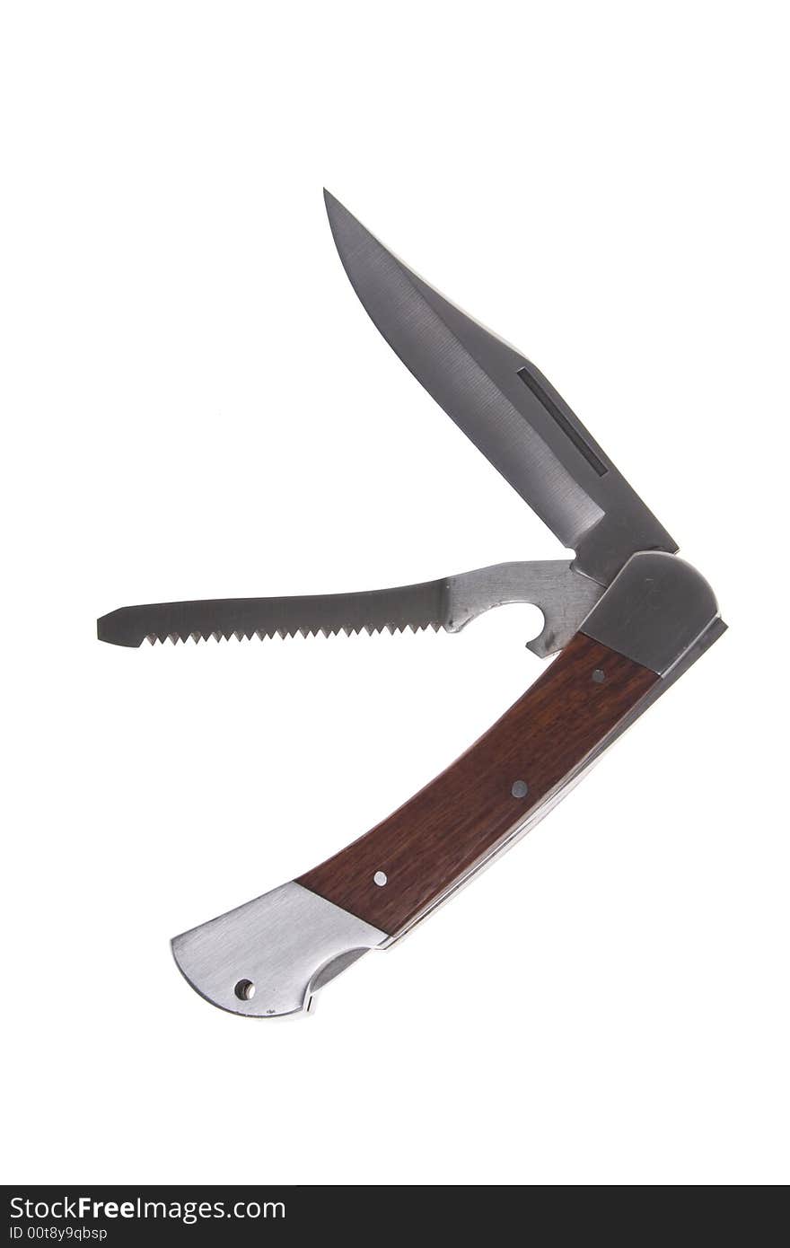 A penknife with a saw