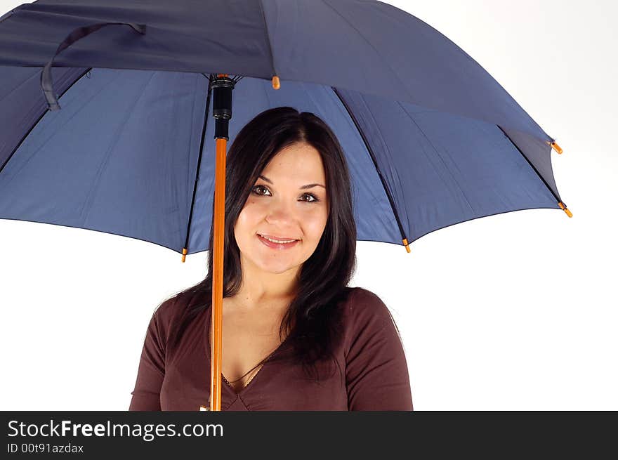 Woman with umbrella