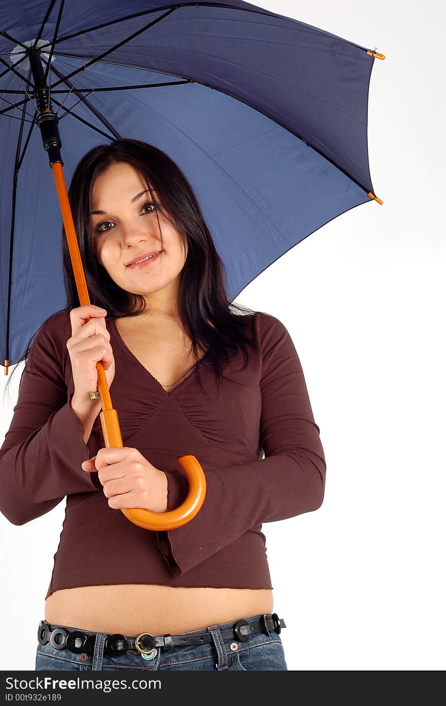 Woman with umbrella