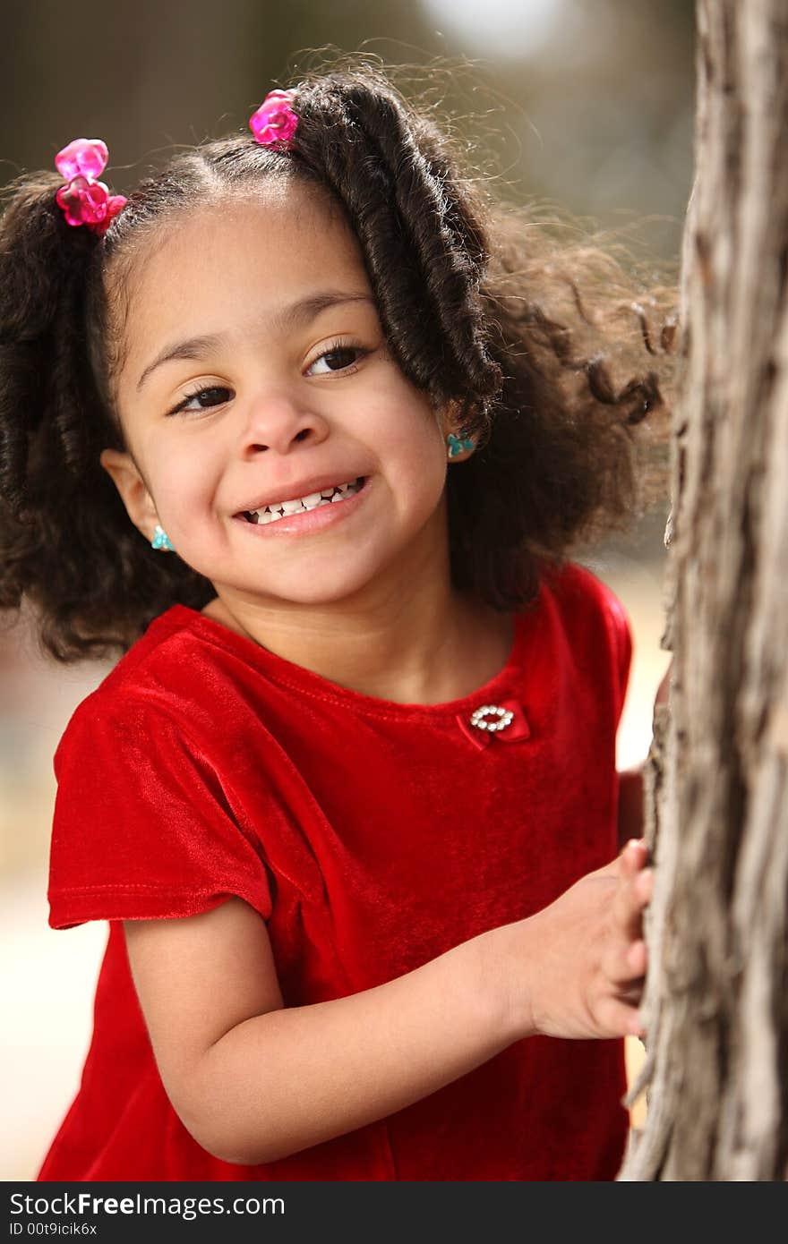 Young beautiful multiracial girl with afro hairstyle. Young beautiful multiracial girl with afro hairstyle