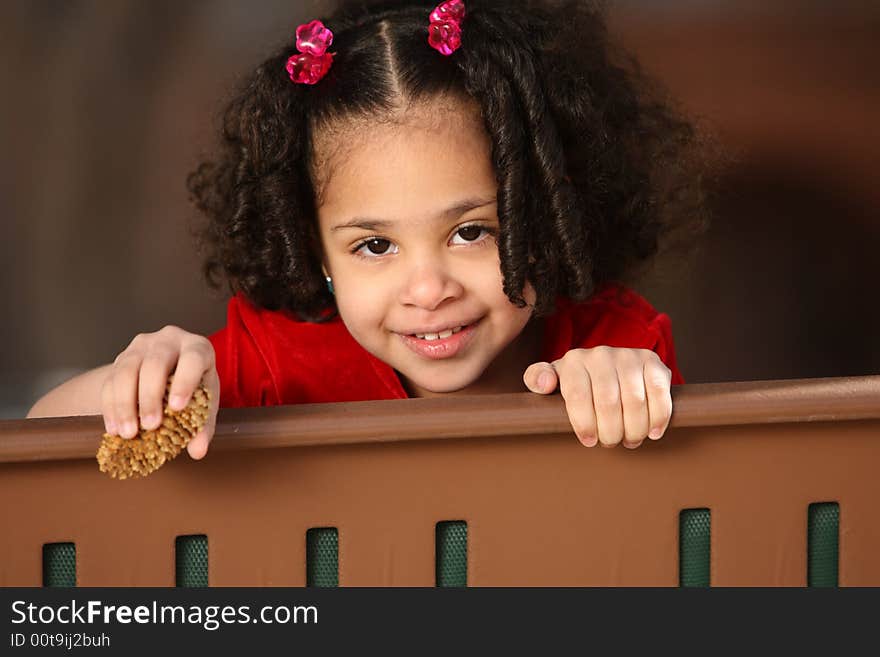 Young beautiful multiracial girl with afro hairstyle. Young beautiful multiracial girl with afro hairstyle