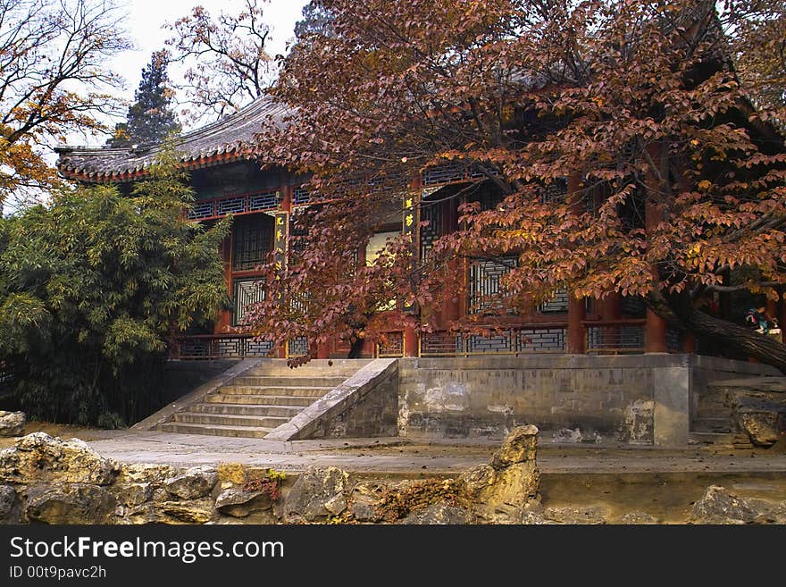 Landscape in summer palace, Beijing, China