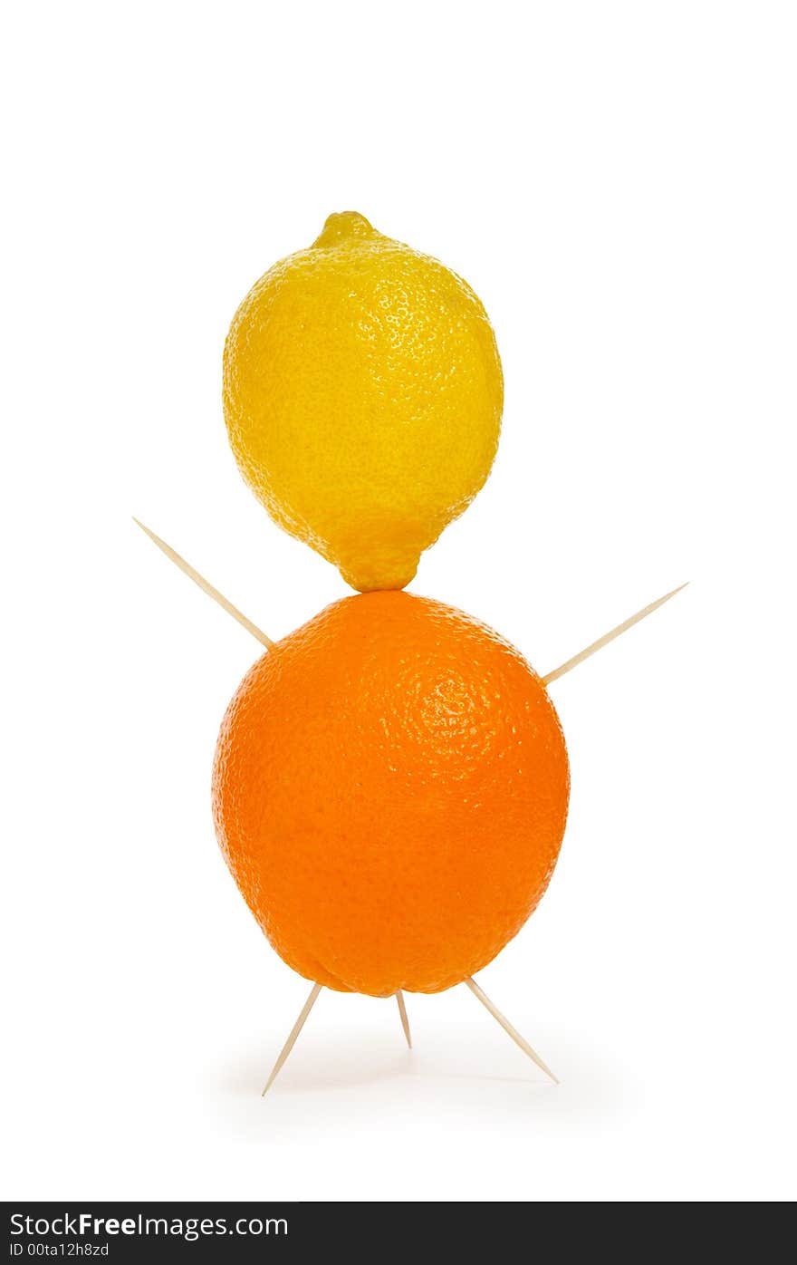 Orange and lemon