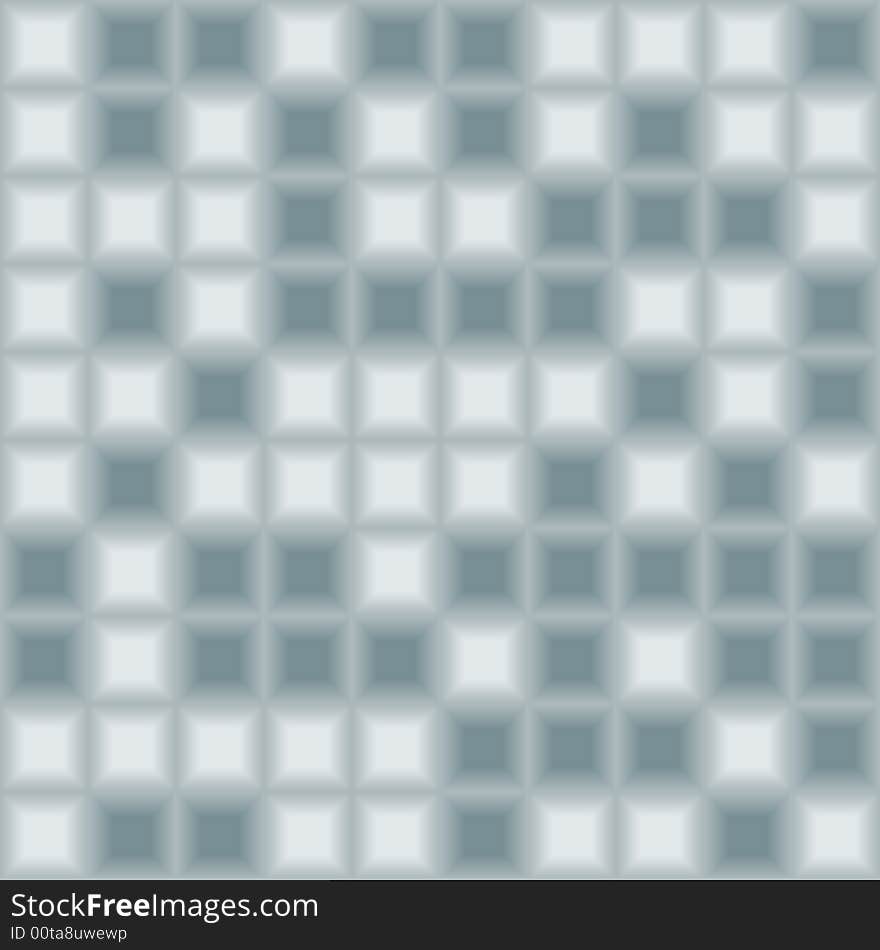 Blue 3d tiles - seamless vector pattern. Blue 3d tiles - seamless vector pattern