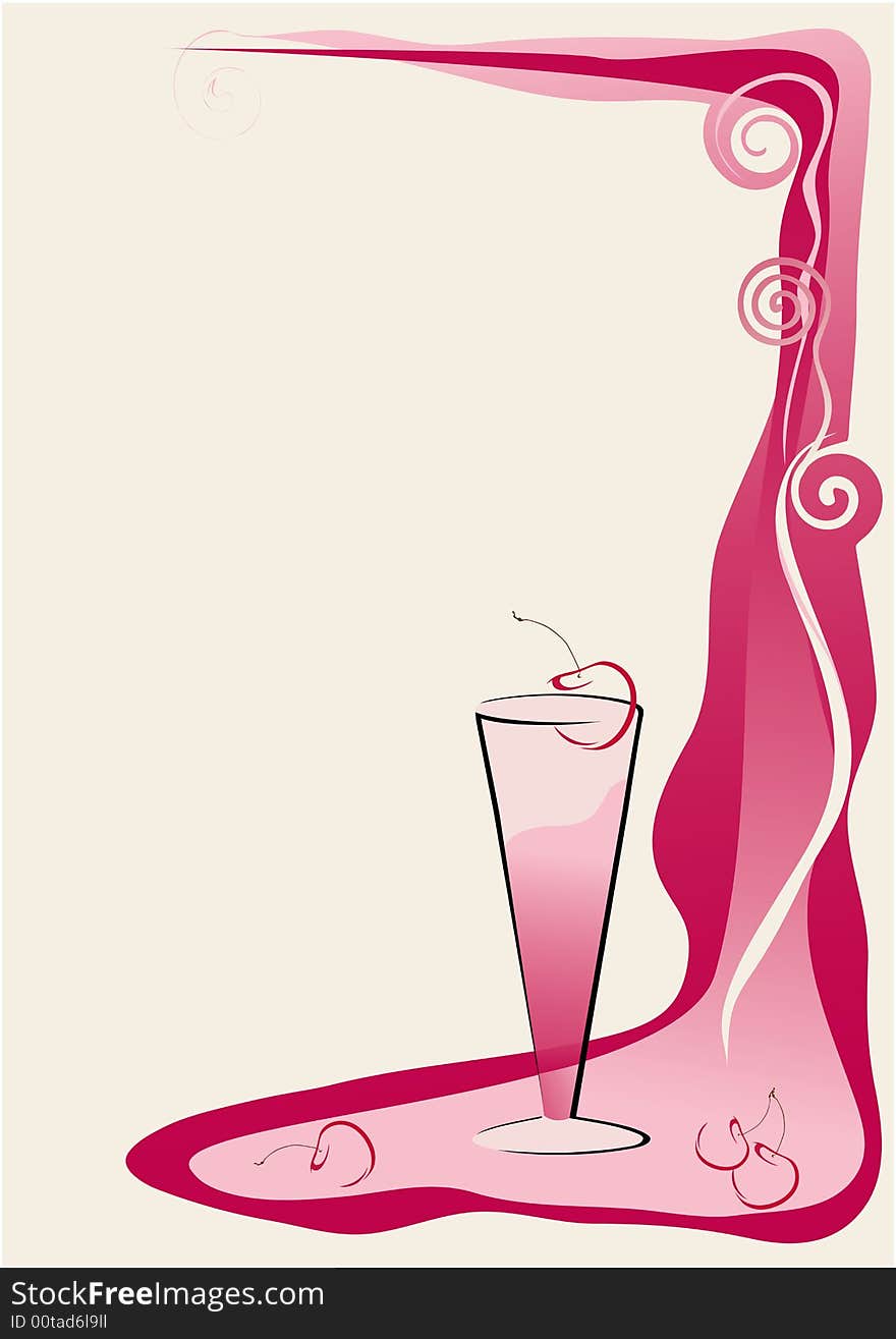 Drink abstract background