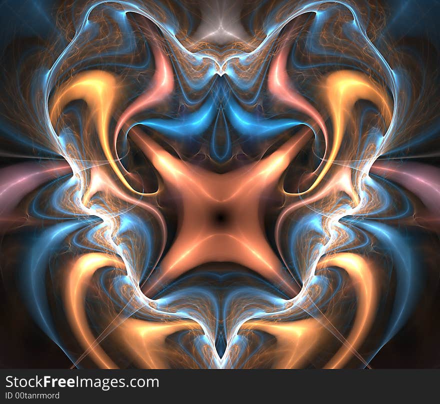 Colourful fractal