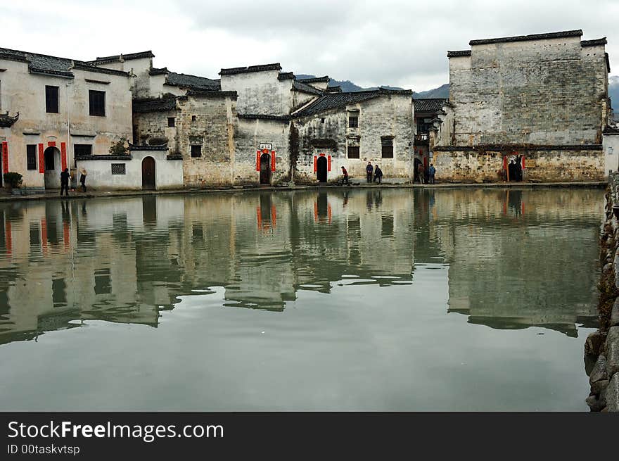 Is located the Chinese Anhui Province the famous building ，Anhui common people residence. Is located the Chinese Anhui Province the famous building ，Anhui common people residence