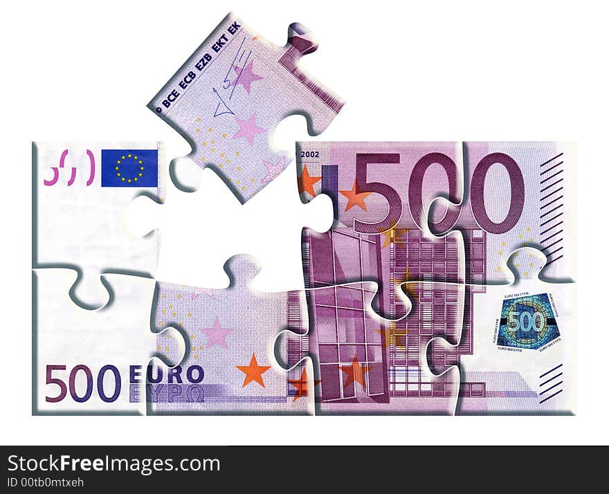 500 Euro Banknote Puzzle