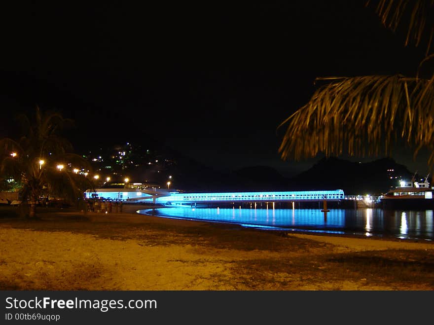 Hydroviaria (boat terminal) in Niteroi - Rio de Janeiro, designed by Oscar Niemeyer. Hydroviaria (boat terminal) in Niteroi - Rio de Janeiro, designed by Oscar Niemeyer