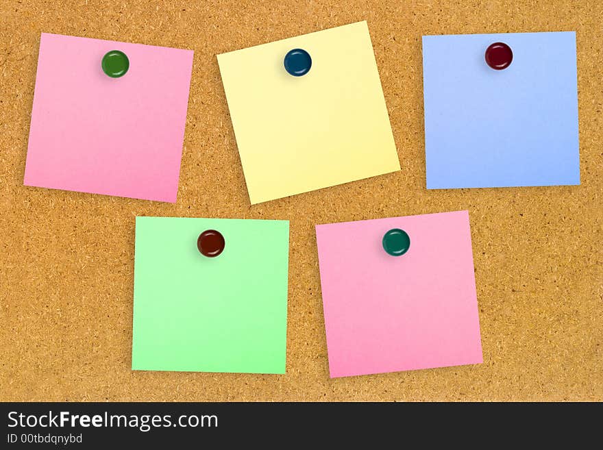 Colorful note paper