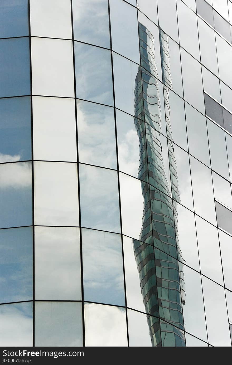 Skyscraper Window Reflections