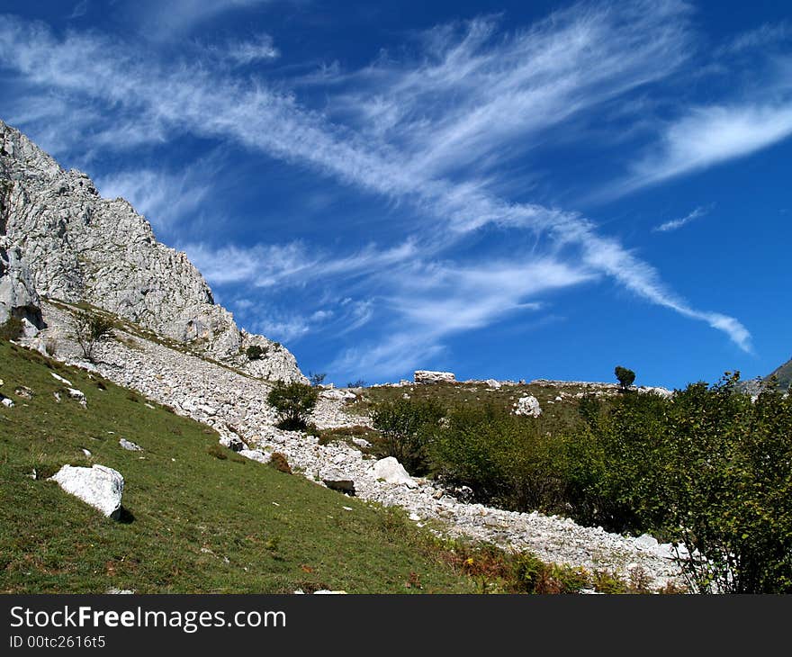 Windy sky in Quiros