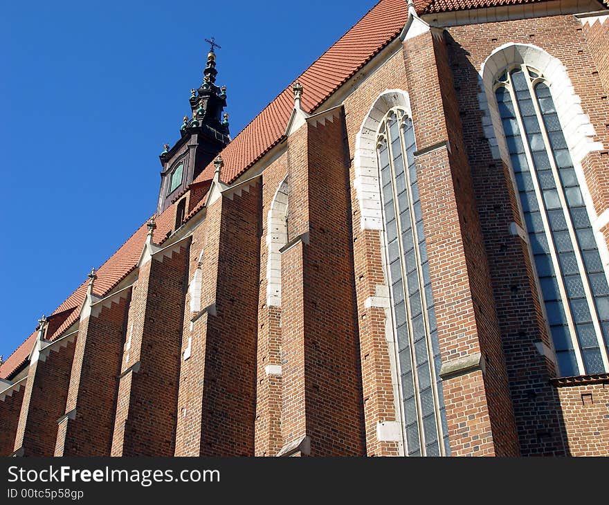 The church of the Boze Cialo in the Cracow on Kazimierz. The church of the Boze Cialo in the Cracow on Kazimierz.