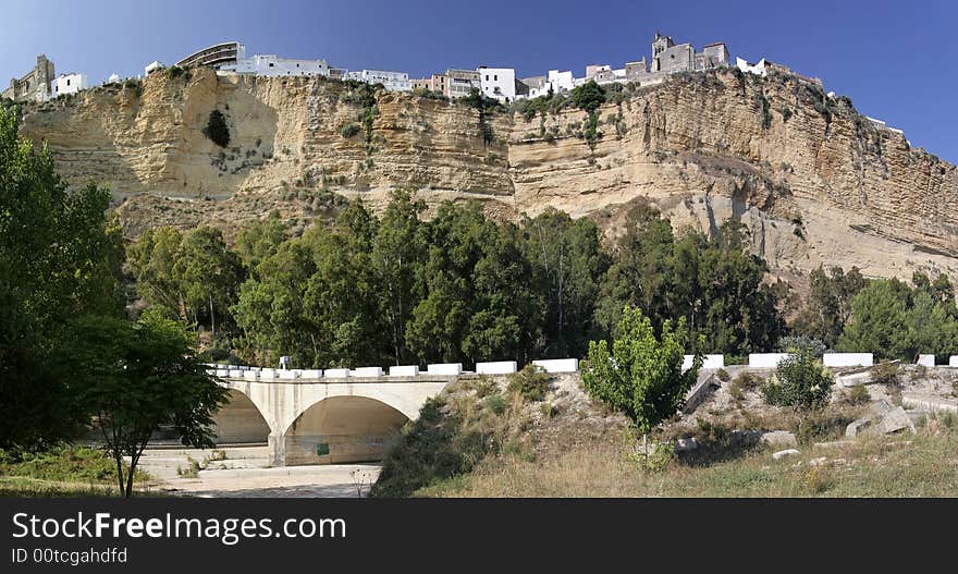 White village, Arcos in Andalusia, Spain