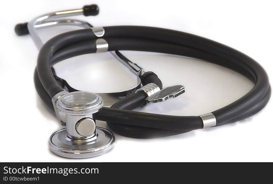 Stethoscope isolated cardiologist