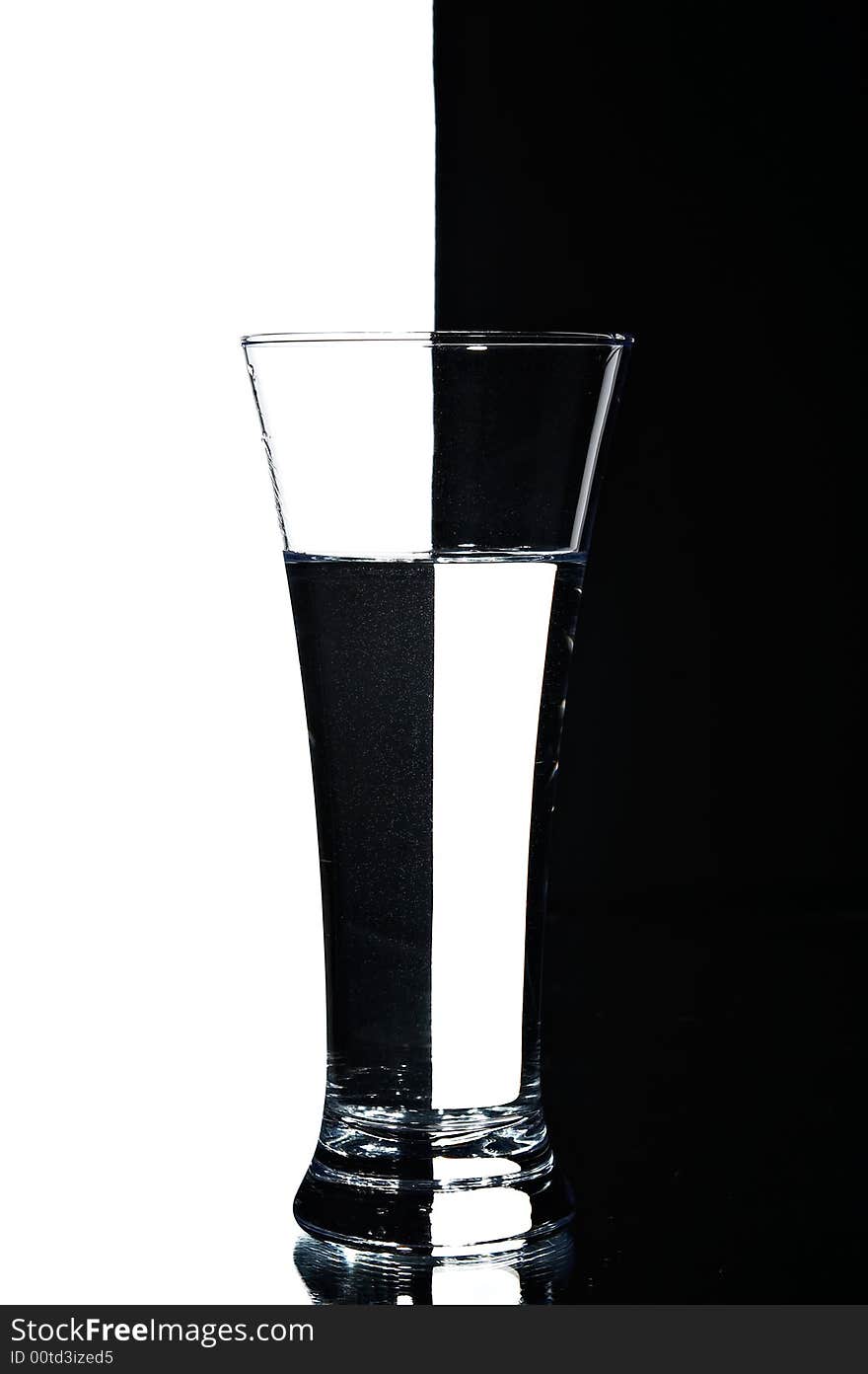 Glass with water