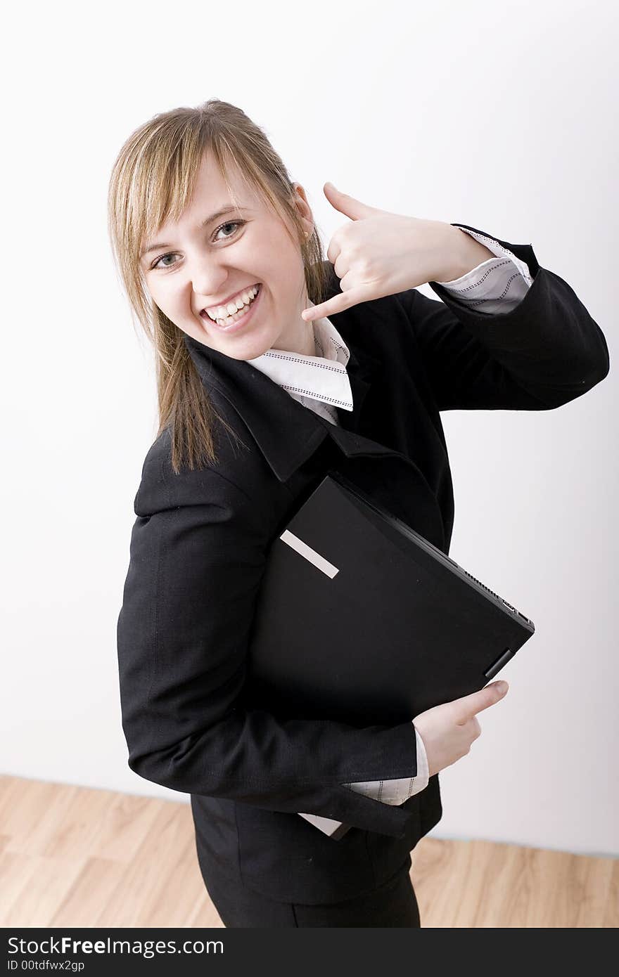 Woman With Computer