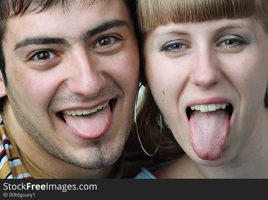 Young Couple Feeling Happy