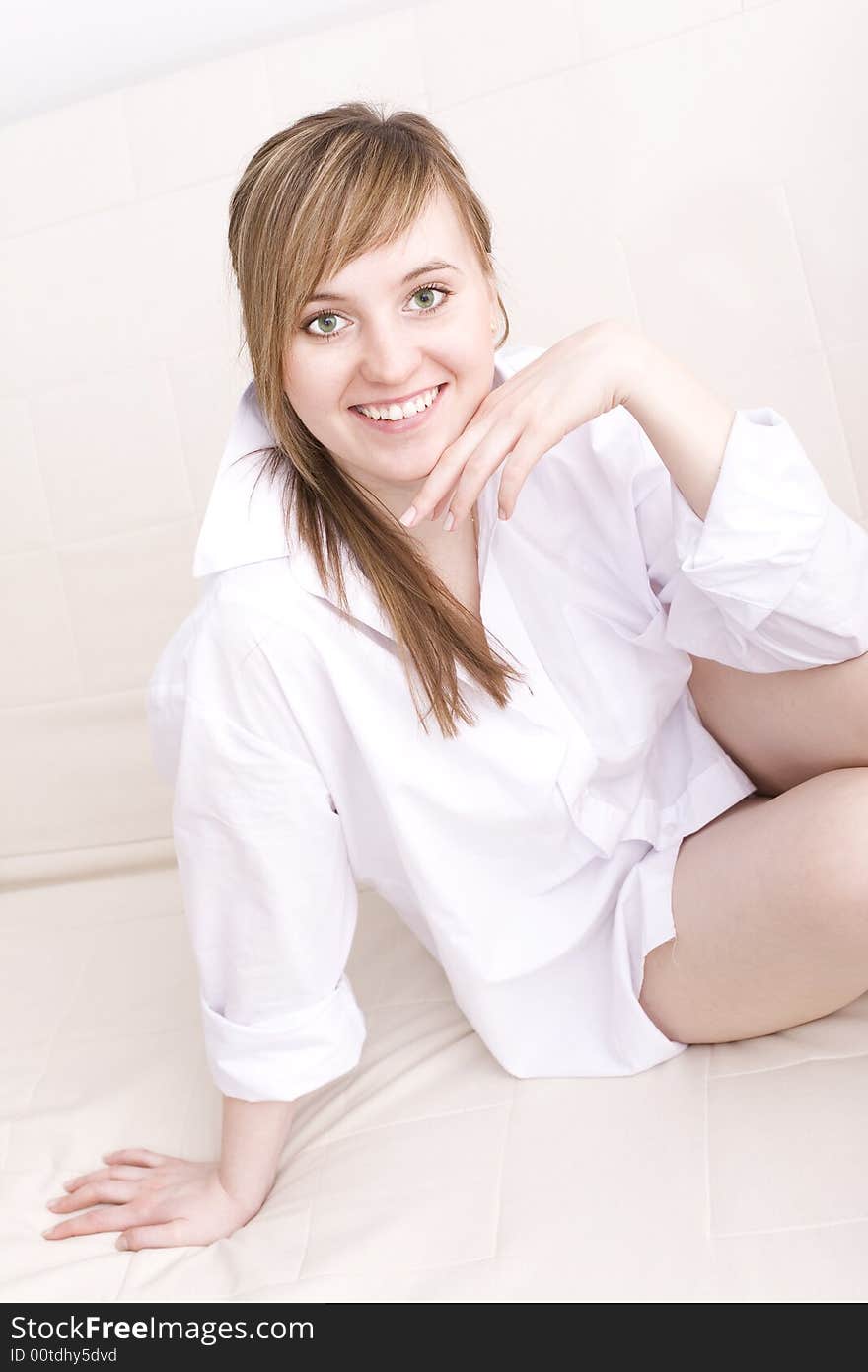 Beautiful Young Woman Relaxing