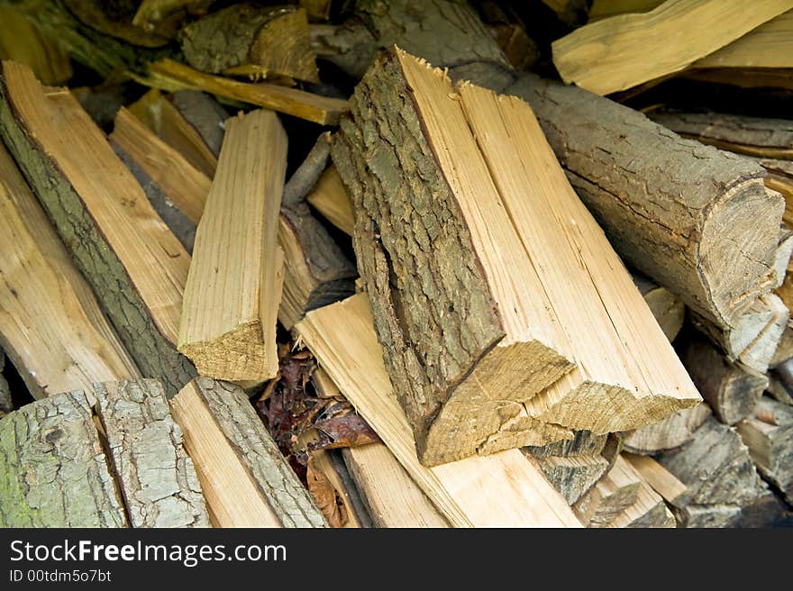 Mixed Fire Wood Pile