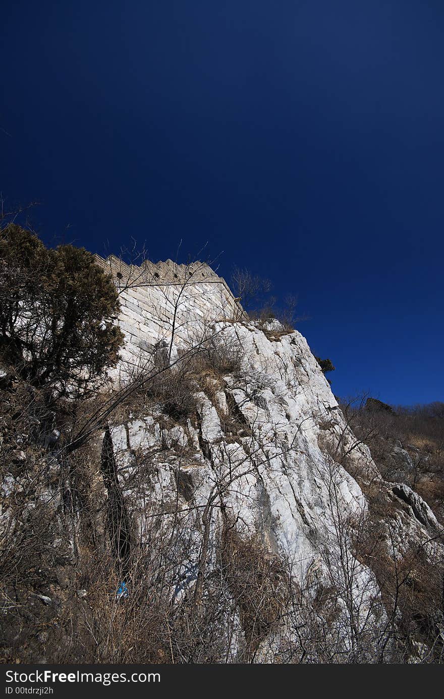 The Great Wall On The Mountain