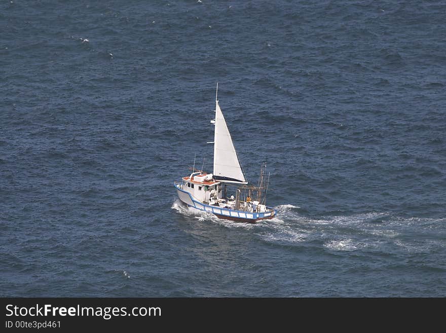 Fishing boat in Hout Bay