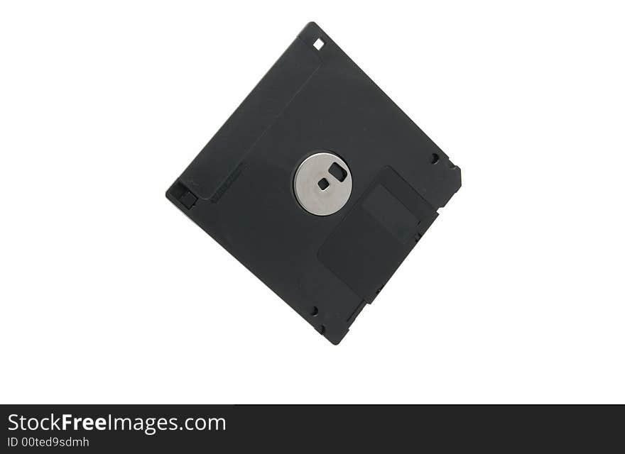 Diskette on a white background