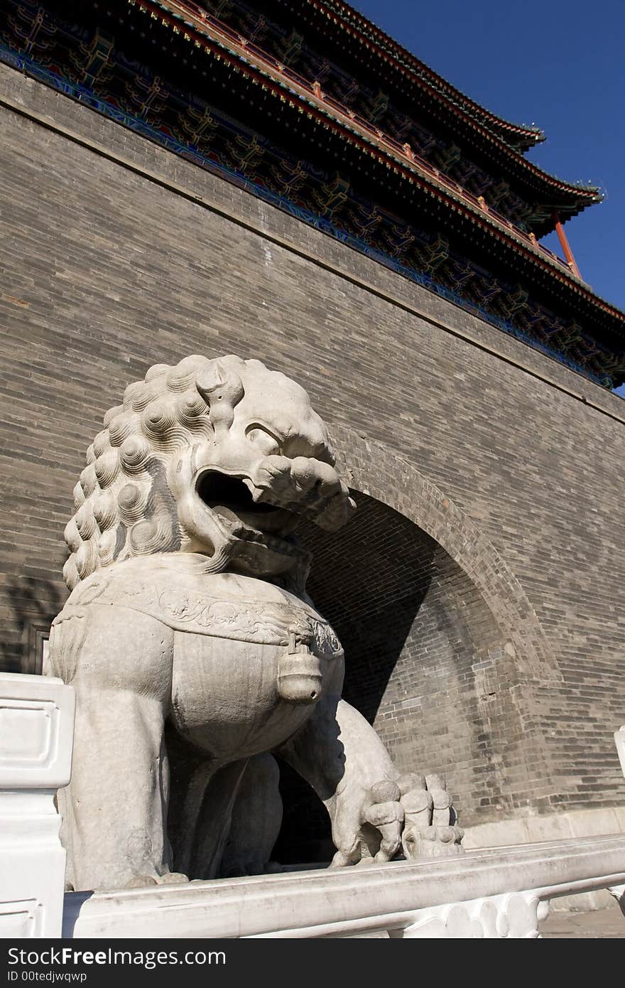 Standing like some huge lost monolith at the southern end of Tian An Men Square, Qian Men, which literally translates as 'Front Gate', actually consists of two separate gates about 50 meters apart, each the size of a small castle. They used to mark the boundary between the inner and outer cities, but now one stands isolated on a traffic island, facing its counterpart across six lanes of impenetrable Beijing traffic. They look a little lost without the city wall, but remain impressive nonetheless. When open, you can ascend for a view over the square below. Standing like some huge lost monolith at the southern end of Tian An Men Square, Qian Men, which literally translates as 'Front Gate', actually consists of two separate gates about 50 meters apart, each the size of a small castle. They used to mark the boundary between the inner and outer cities, but now one stands isolated on a traffic island, facing its counterpart across six lanes of impenetrable Beijing traffic. They look a little lost without the city wall, but remain impressive nonetheless. When open, you can ascend for a view over the square below.