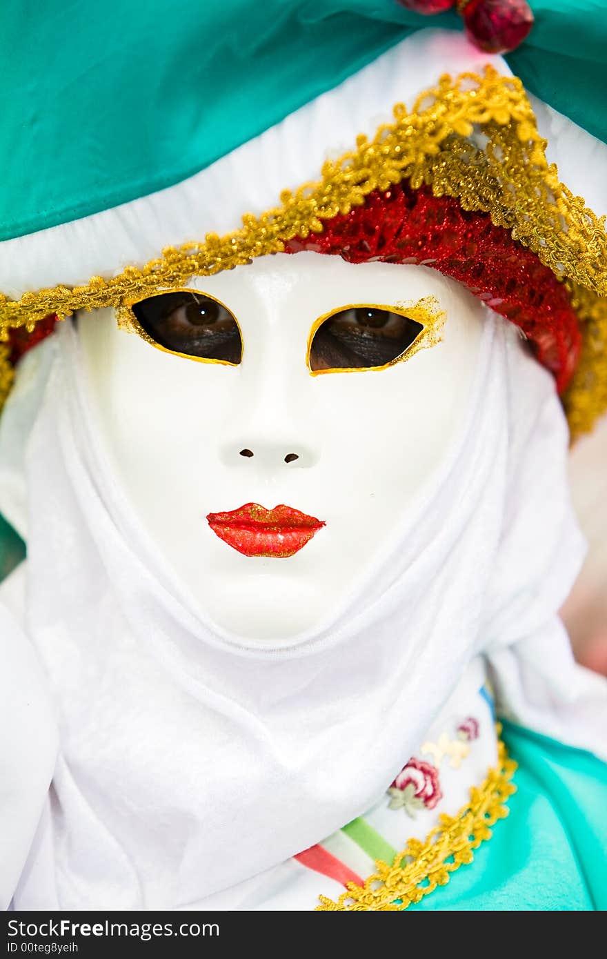 Costume at the Venice Carnival. Costume at the Venice Carnival