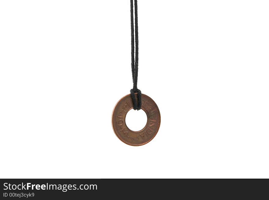 Pendant on a white background