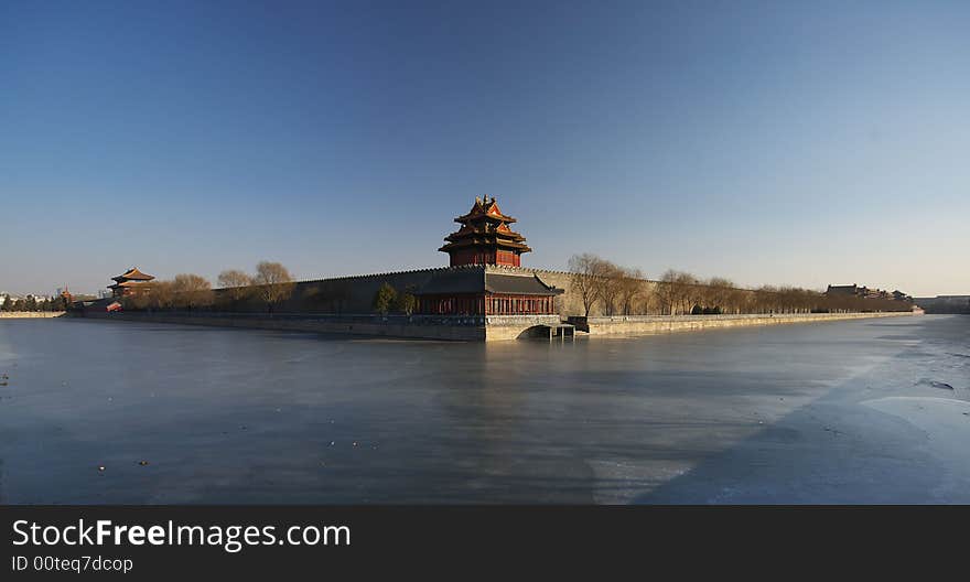 China,Beijing,Tiananmen,Purple Forbidden City,the imperial palace. China,Beijing,Tiananmen,Purple Forbidden City,the imperial palace.