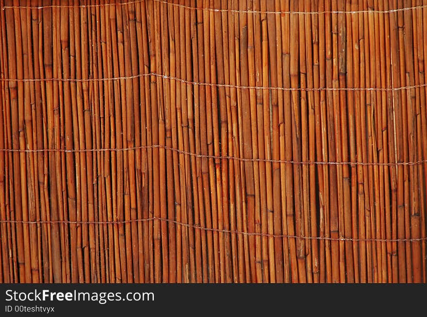 Background bamboo brown. Natural texture.