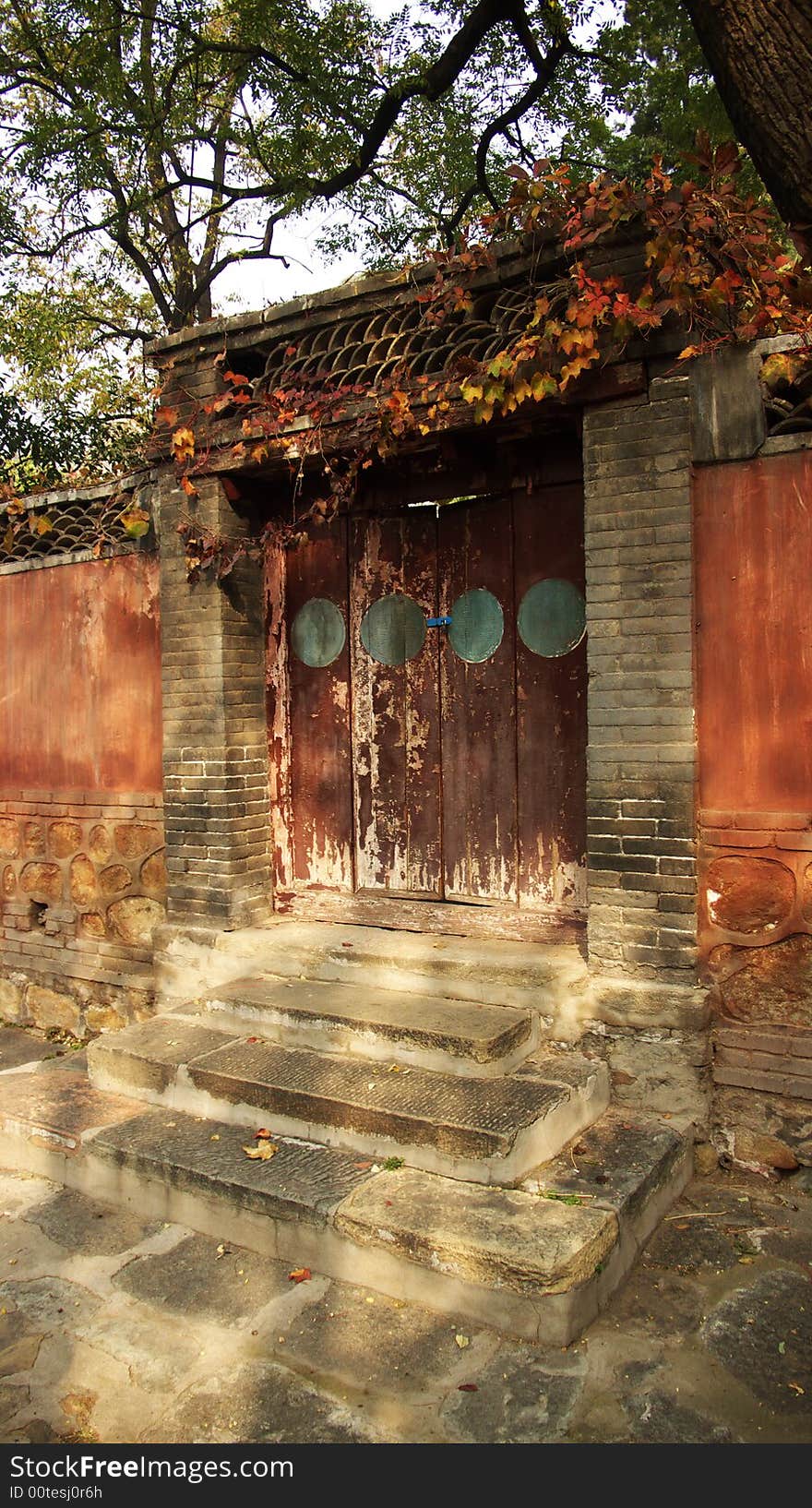 Travel asian China chinese door. Travel asian China chinese door