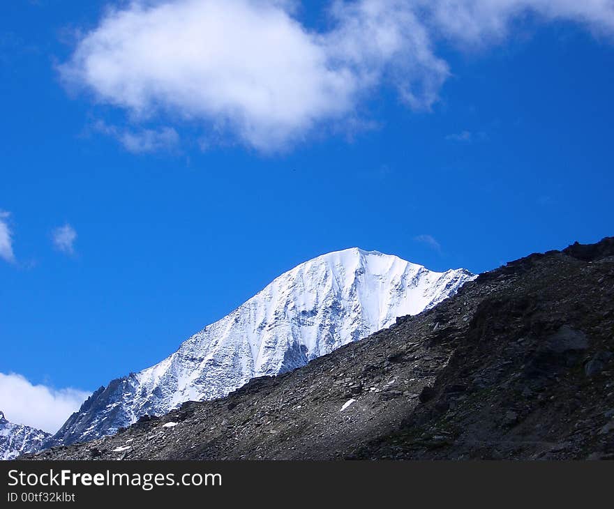 One of the peaks of the Adamello's national park (Italian Alps)