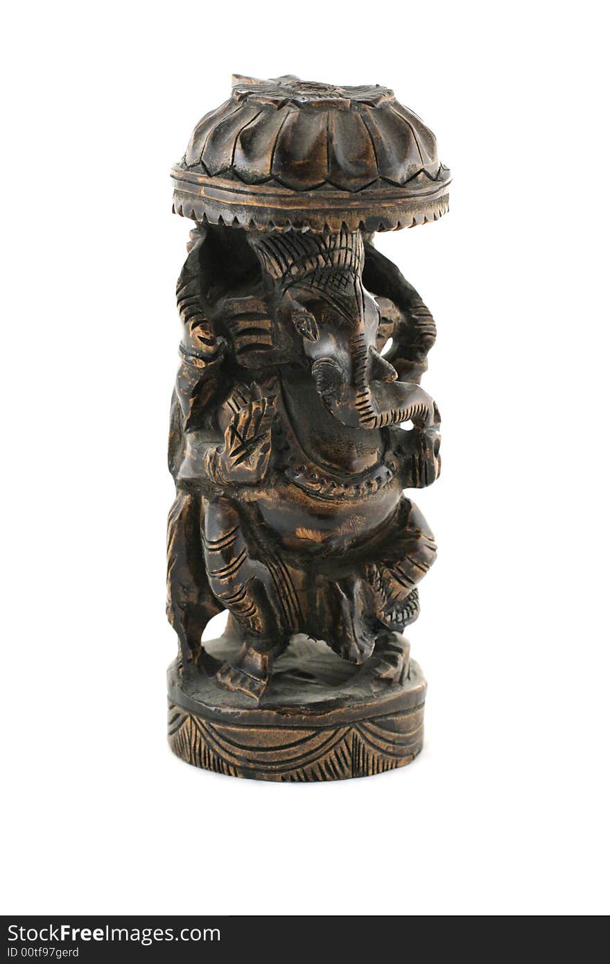 Figurine Of Ganesha Isolated