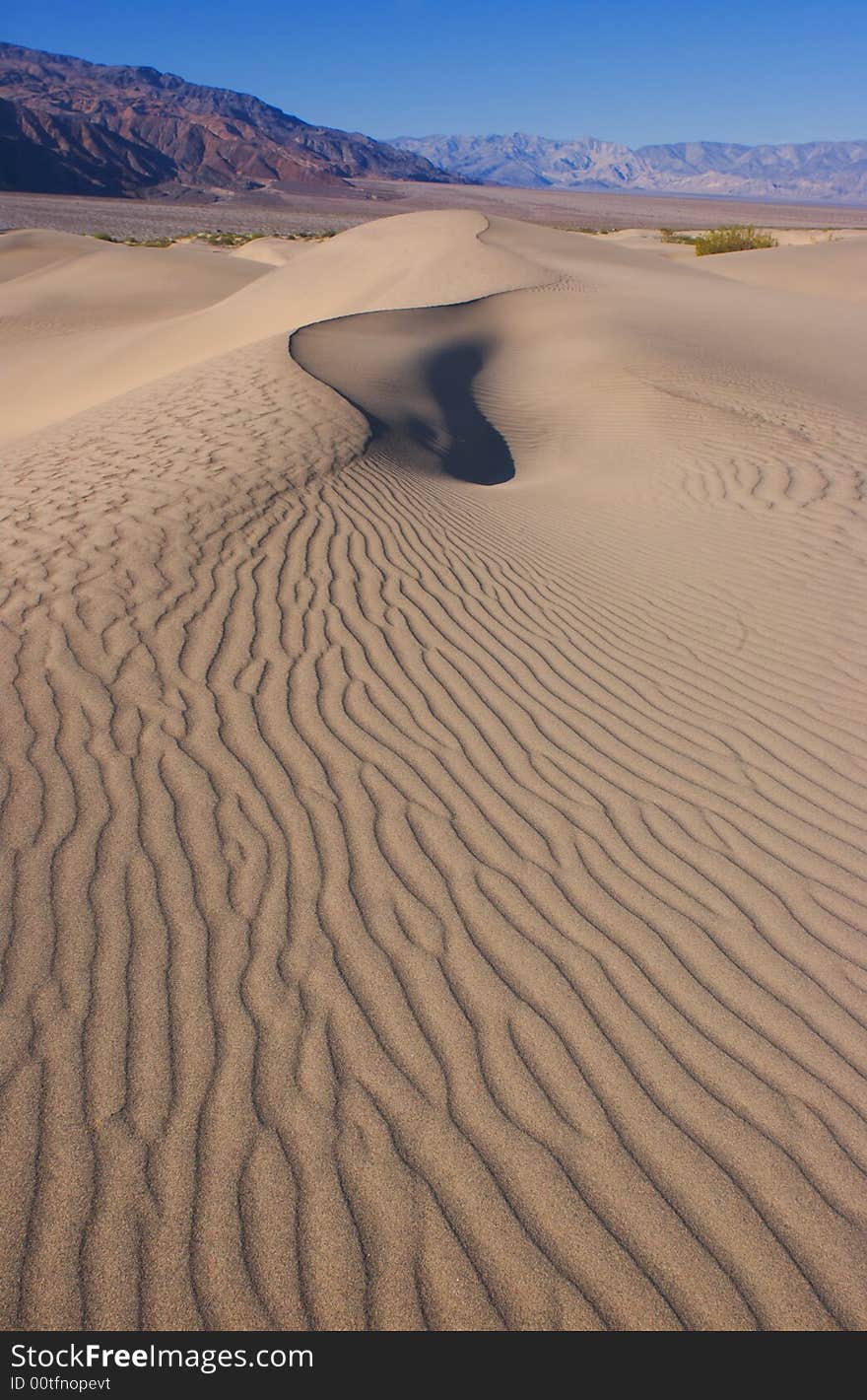 Sand dunes in Death Valley