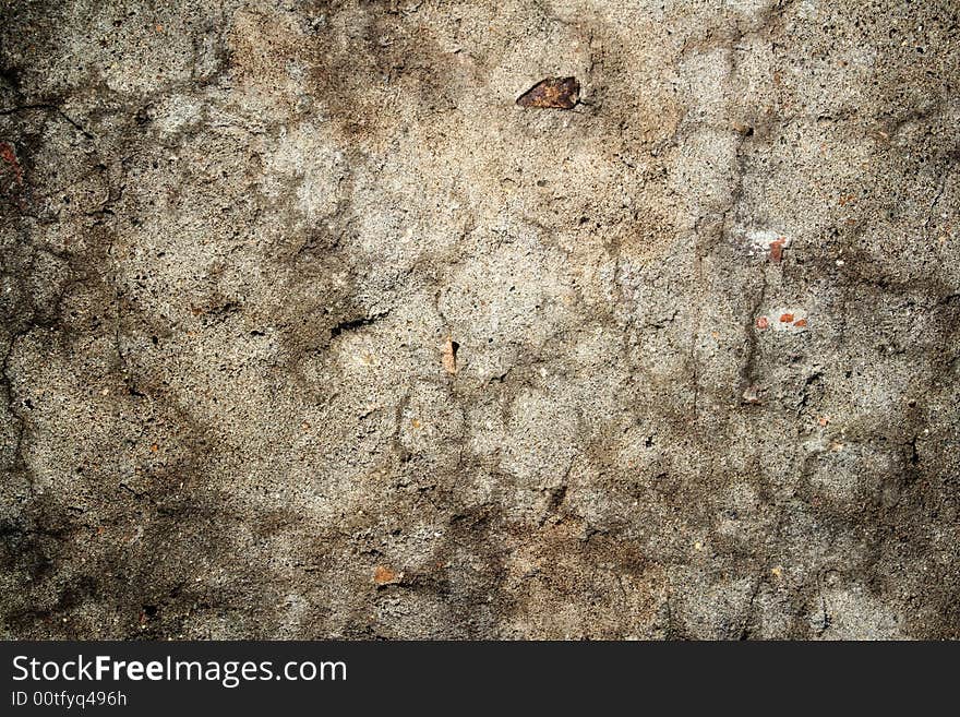 Structure of old stone wall. Structure of old stone wall