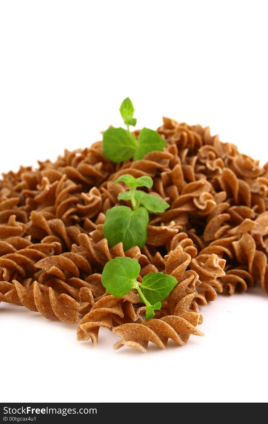 Fusilli twirls pasta