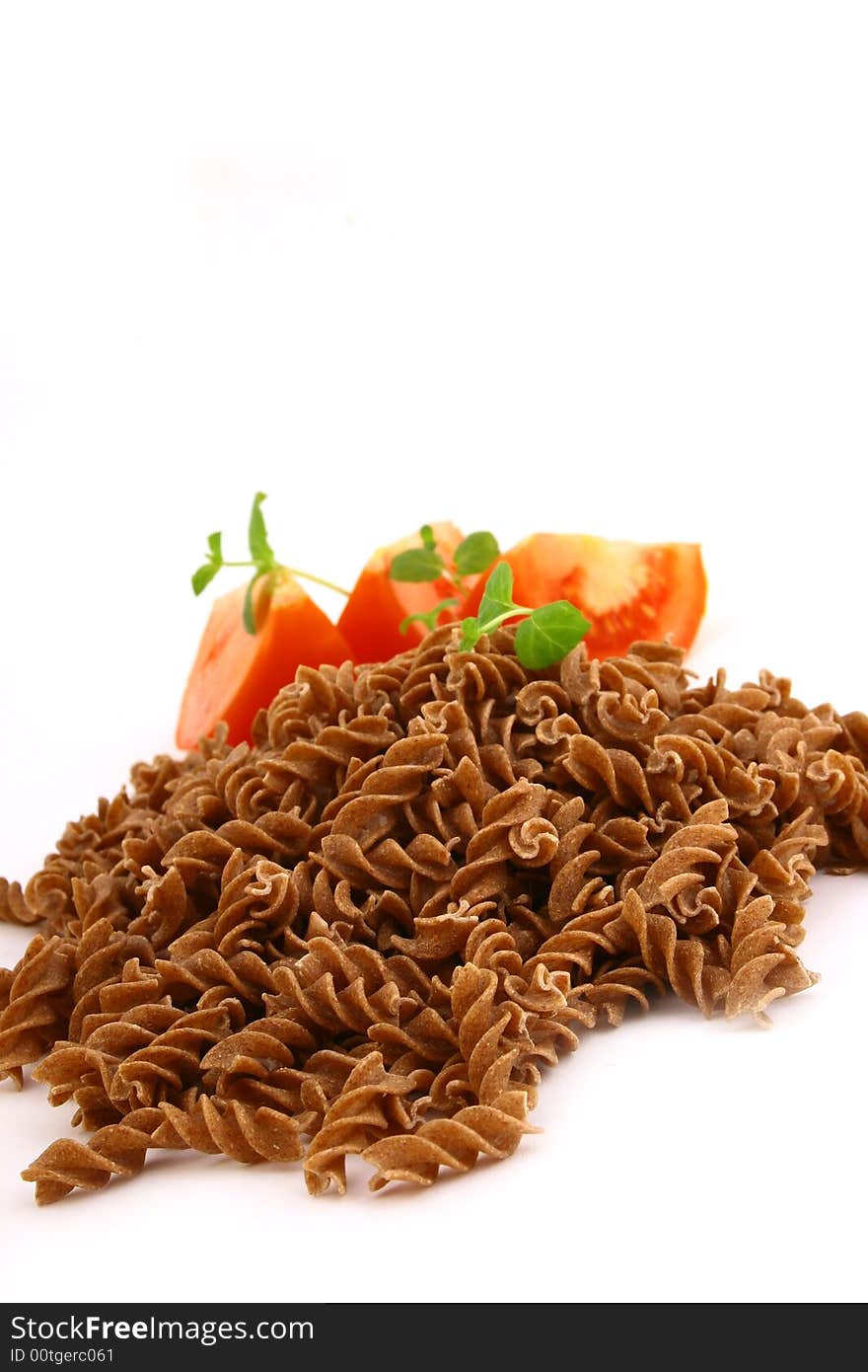 Fusilli twirls pasta