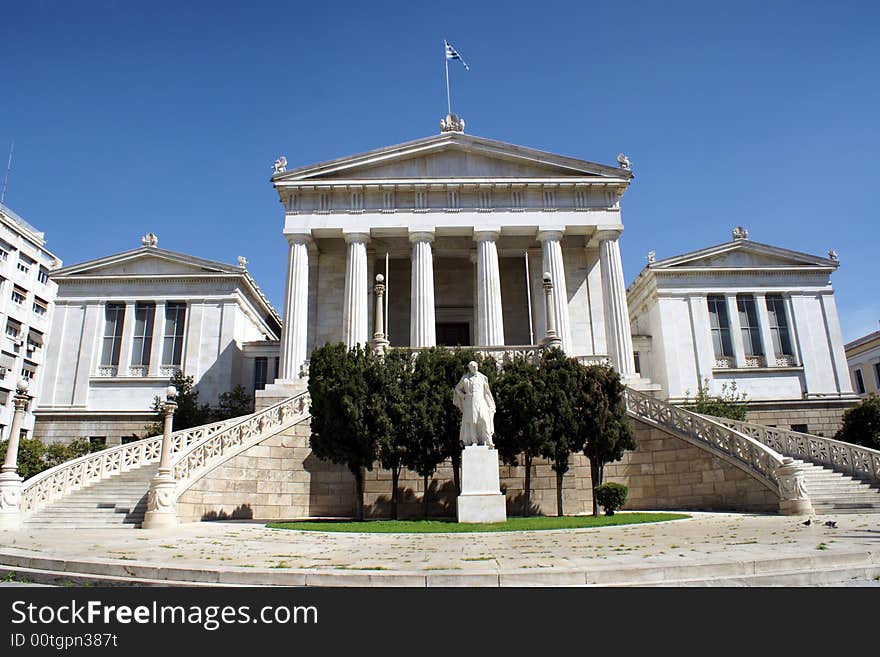 Ancient greek building in Athens