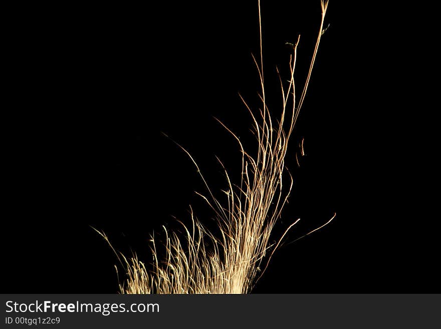 Golden fireworks sparks on dark background. Golden fireworks sparks on dark background