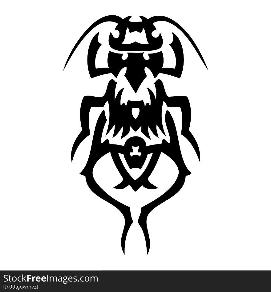 Bug vector tattoo