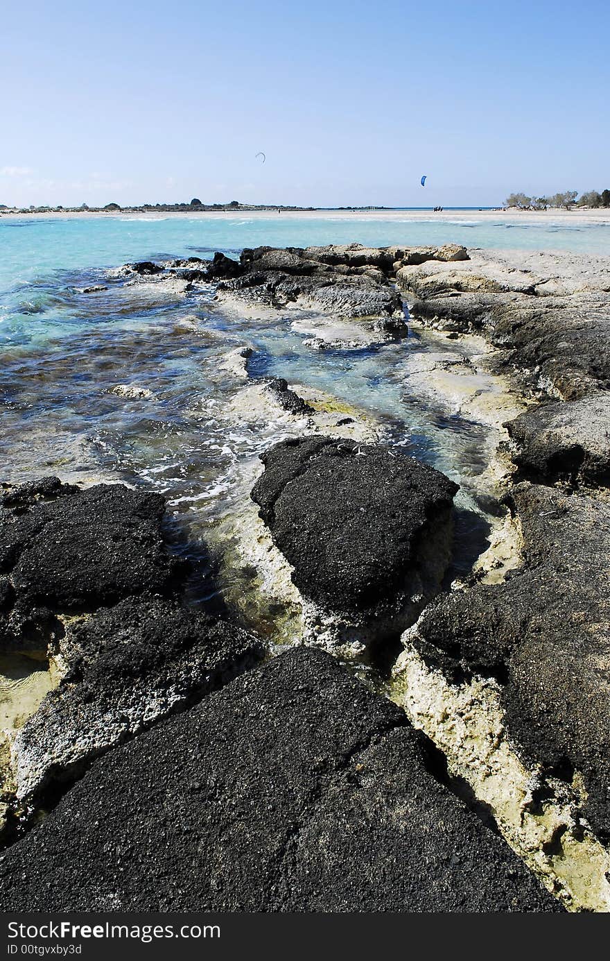 Rocky shore