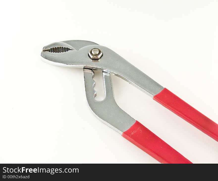 Plier Wrench isolated on white background