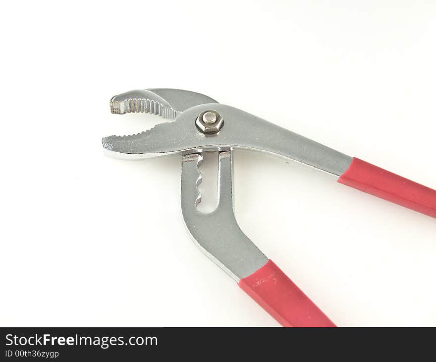 Plier Wrench isolated on white background