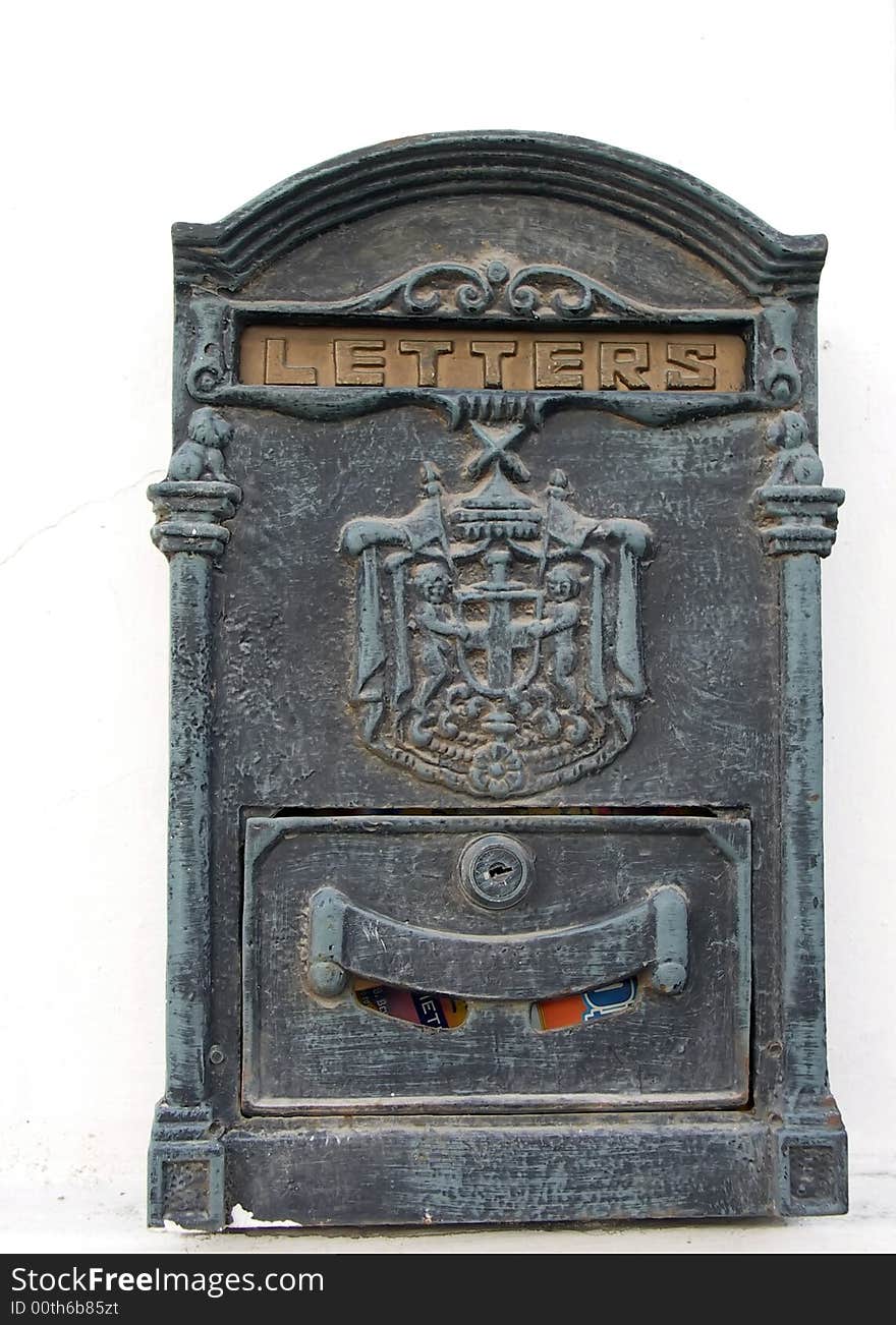 Photo of old vintage letter-box